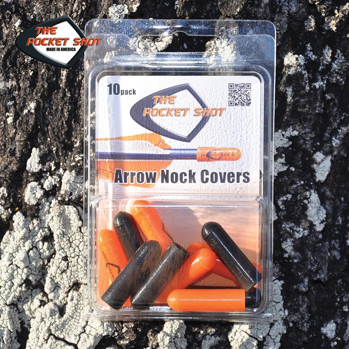 Pocket Shot Arrow Nock Caps - 10-Pack