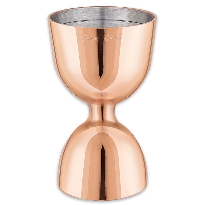 Double-Jigger Copper Plated Stainless Steel