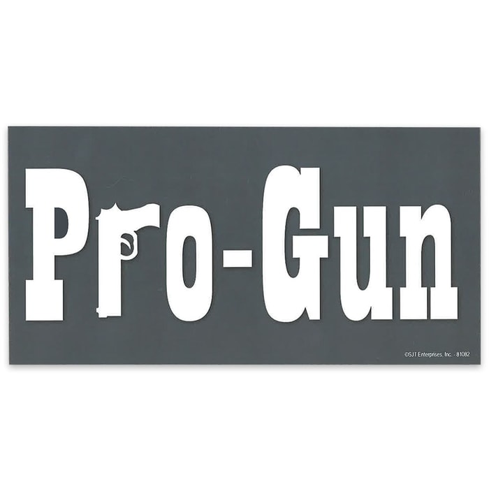 "Pro Gun" 4" x 8" Waterproof Car Magnet