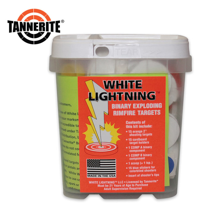 Tannerite White Lightning Rimfire Exploding Target Kit