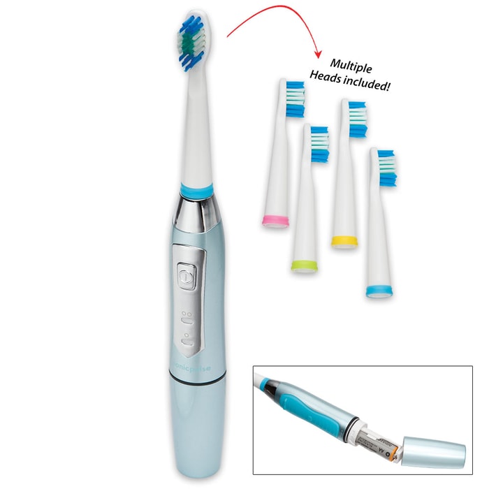 SonicPulse Toothbrush - Four Heads