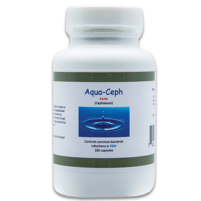 The Aqua Cephalexin comes in a bottle of 100 pills