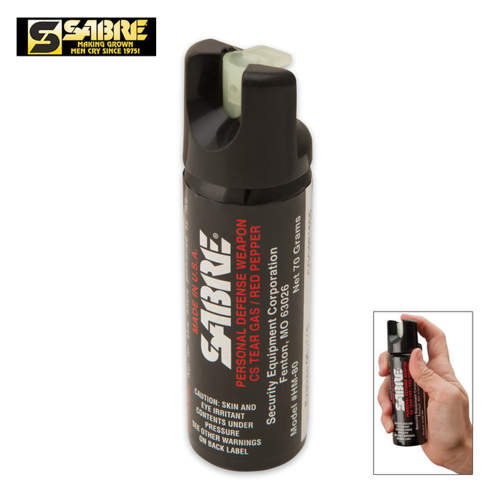 Sabre Home Defense Spray 2.5 oz. With Mount