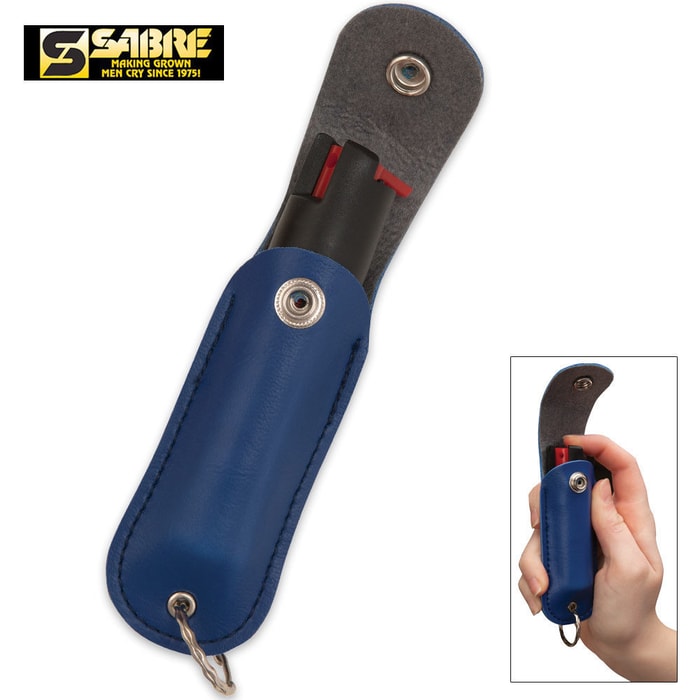 Sabre Red Advanced 3 in 1 Blue Case with Key Ring