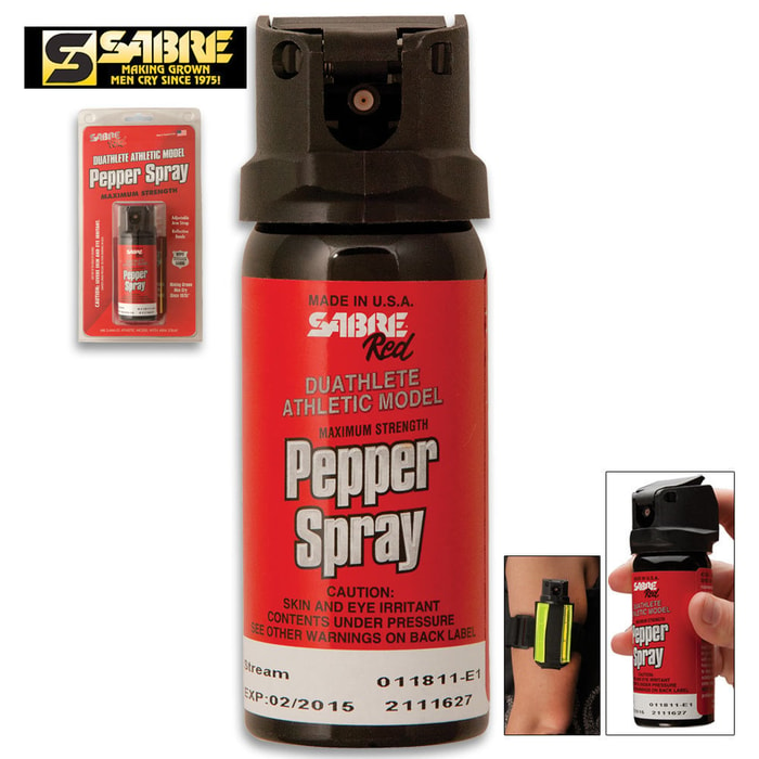 Sabre Red 1.8 oz. Flip Top Pepper Gel
