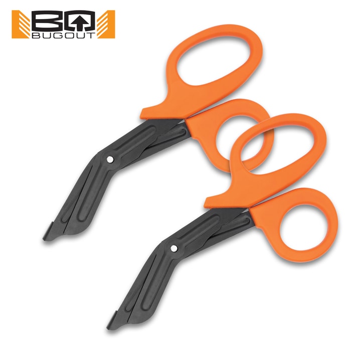 There are two pairs of BugOut Trauma Shears in the pack