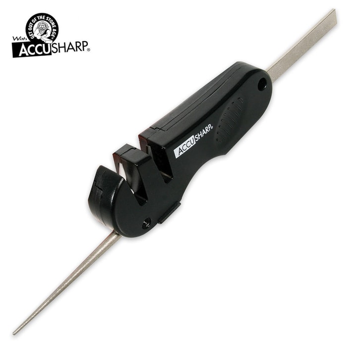 AccuSharp 4-in-1 Knife & Tool Sharpener Black