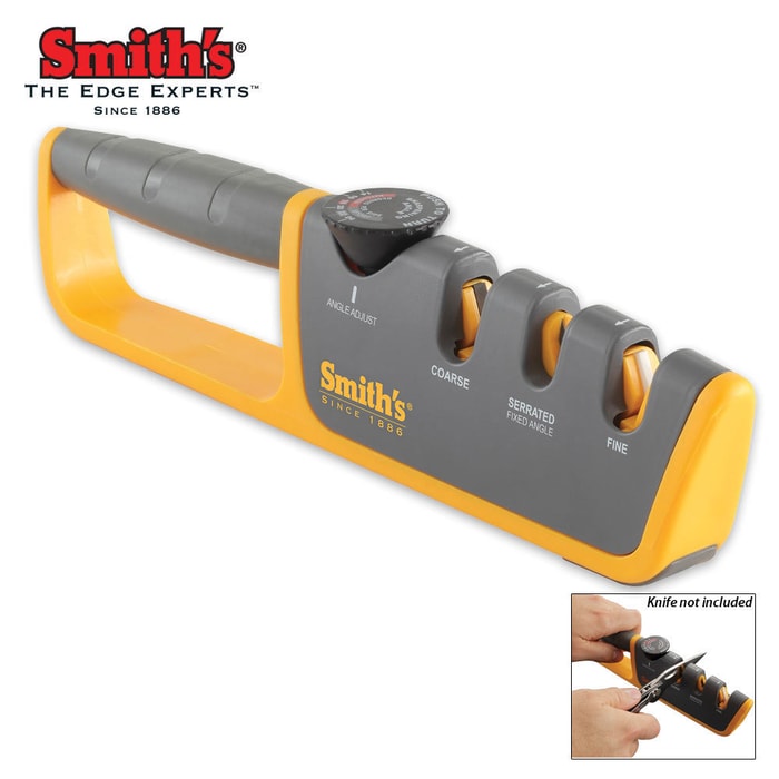 Smith Adjustable Angle Pull-Thru Knife Sharpener
