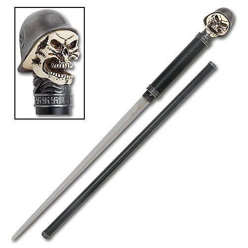 German Skull Sword Cane