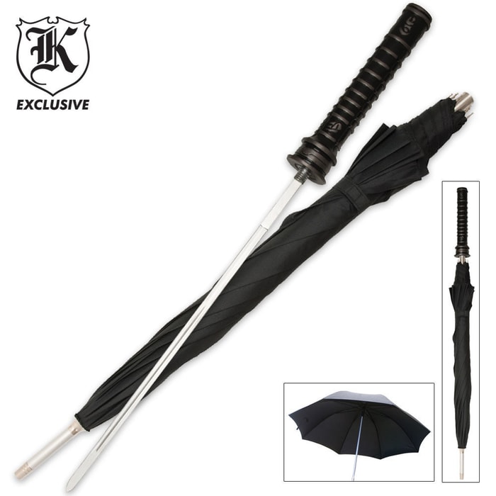 Samurai Warrior Umbrella Sword Cane