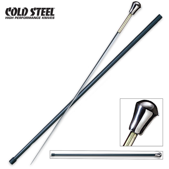 Cold Steel Aluminum Head Sword Cane 