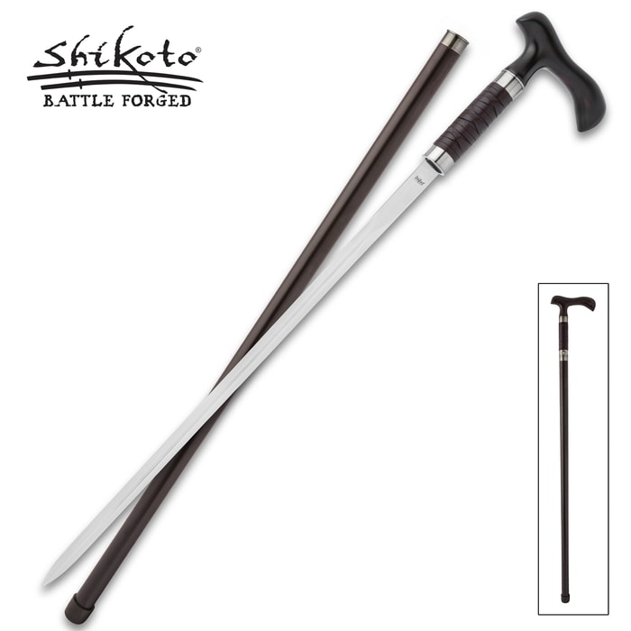 Shikoto Forged Gentlemans Sword Cane 1045 Carbon