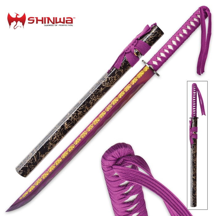 Shinwa Purple Empress Short Samurai Sword