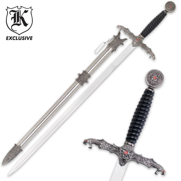 Dragons Lair Templar Long Sword & Scabbard