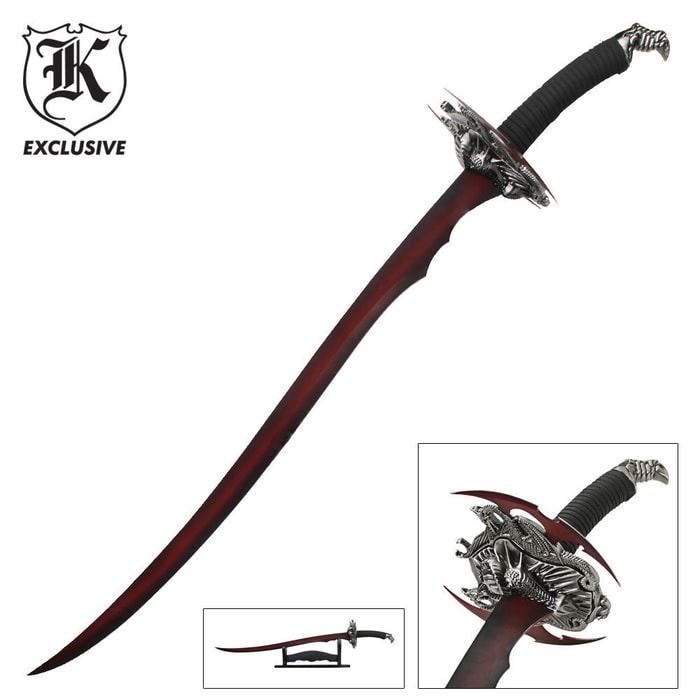 Red Dragon Scimitar Sword