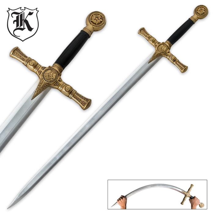 Medieval Knights Templar Broadsword Foam Sword