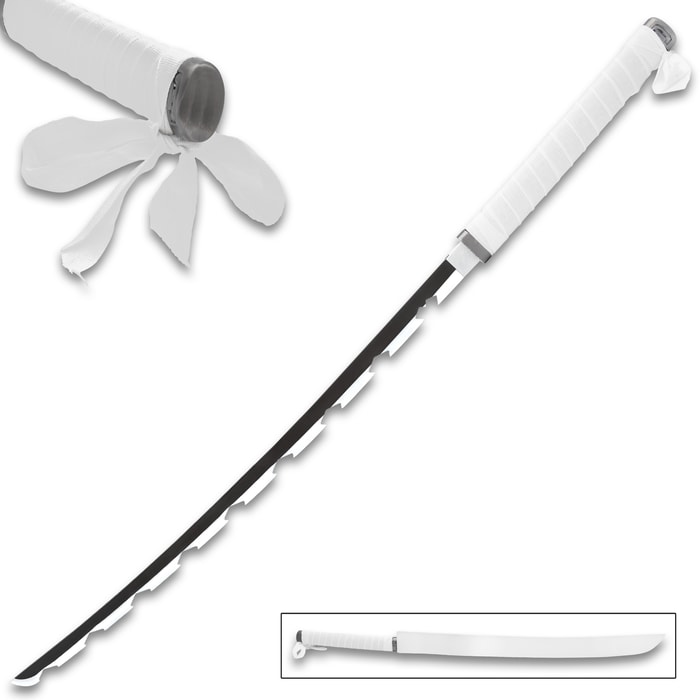 The Inosuke Hashibara Nichirin Sword is like the original.