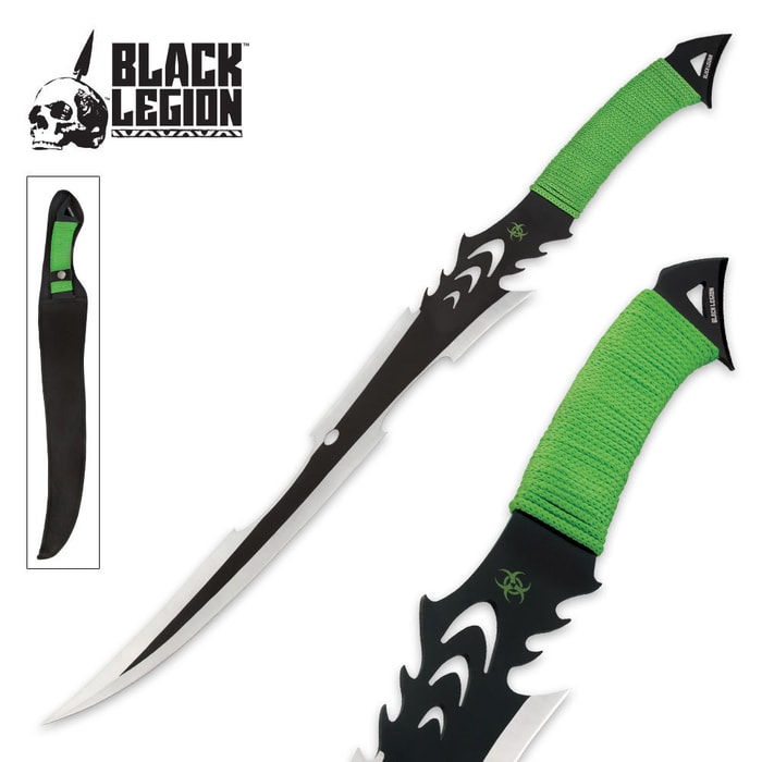 Black Legion Green Death Stalker Sword