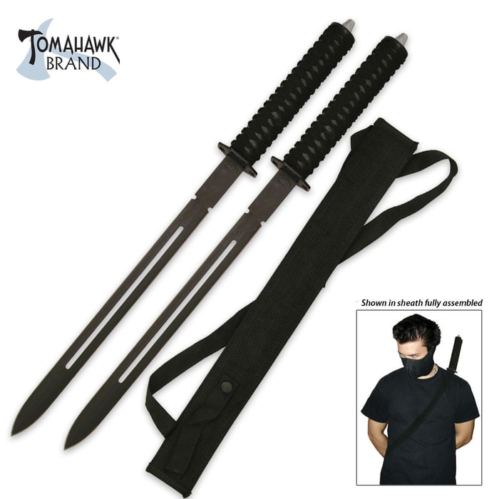 Twin Ninja Sword Set