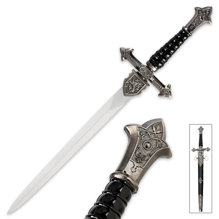 Medieval Ornamental Knight Sword With Sheath