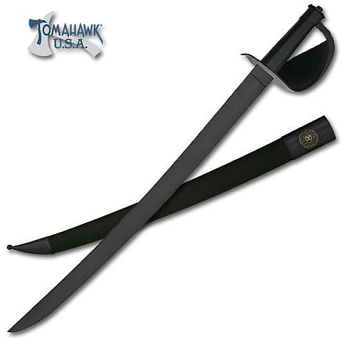 Pirate Cutlass Black Blade Sword