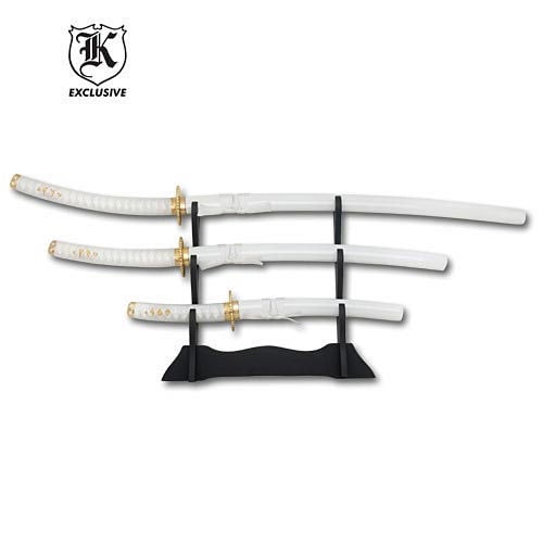 White Tiger 3 Piece Sword Set