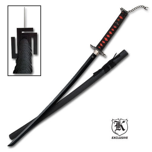 Black & Red Samurai Katana Sword