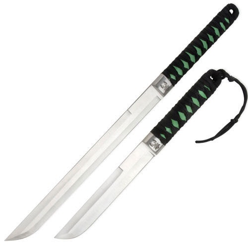 Green Warrior Samurai Sword