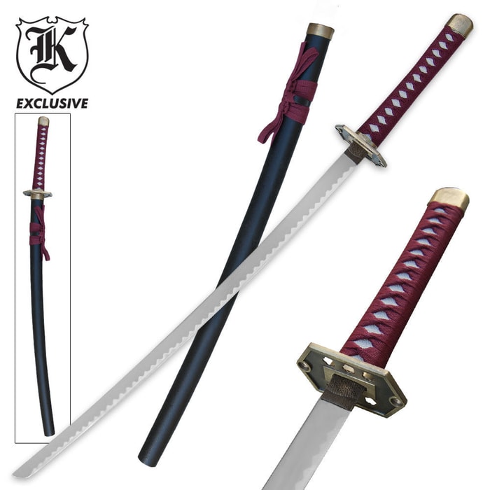 Crimson Diamond Samurai Katana Sword