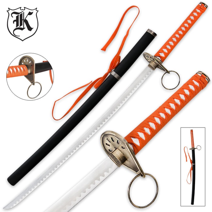 Orange Tiger Katana Sword