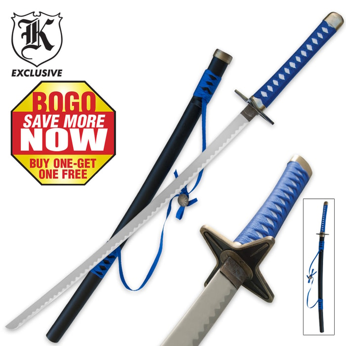 Blue Magic Katana Sword BOGO