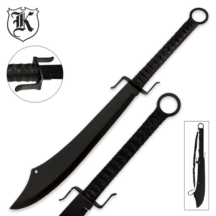 Chinese War Sword Black