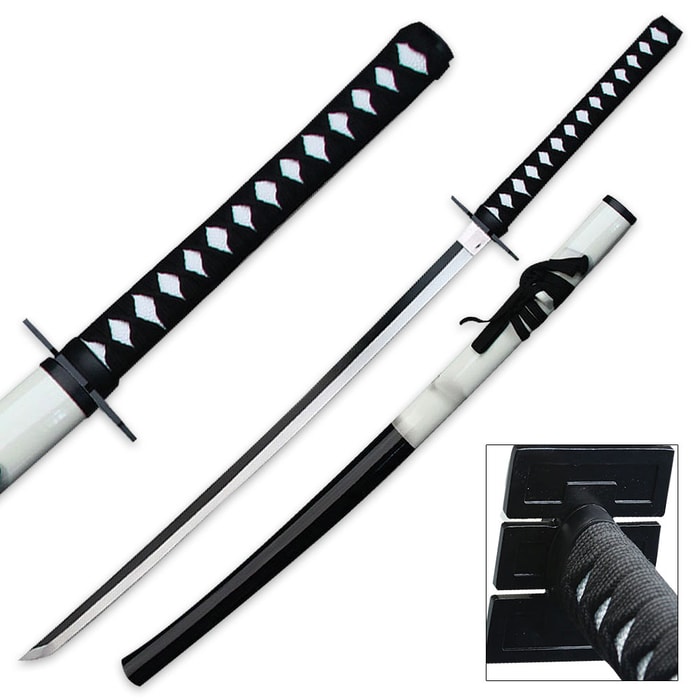 Midnight Samurai Sword with Matching Scabbard