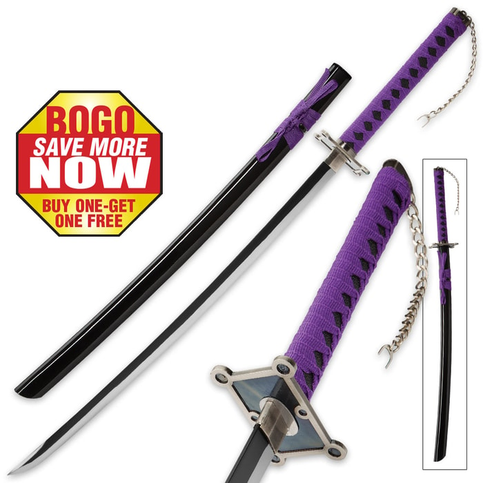 Purple Warrior Samurai Sword - BOGO