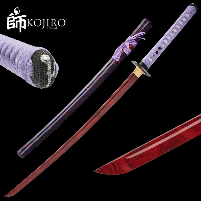 This is magnificent as a display sword but even more exceptional because it has a hand-forged blade that is absolutely razor-sharp