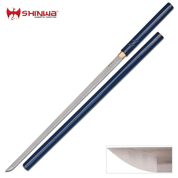 Shinwa Damascus Steel Nodachi Samurai Sword