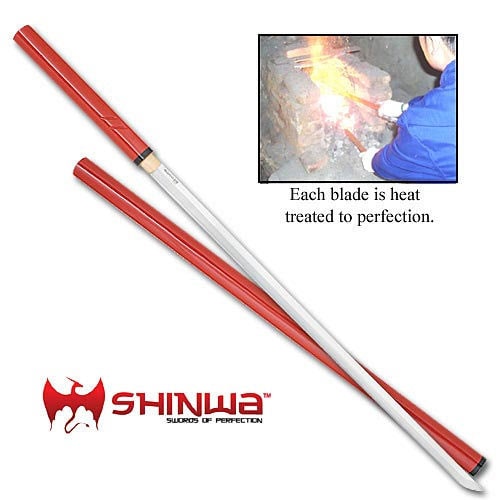 Shinwa Red Nodachi Sword