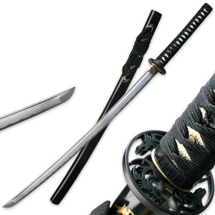 Ten Ryu Tribal Dragon Sword Black