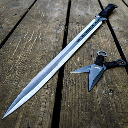Dual Attack Sword and Kunai Knife Combo