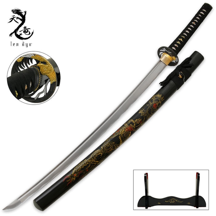 Ten Ryu Hand Forged Carbon Steel Phoenix Sword