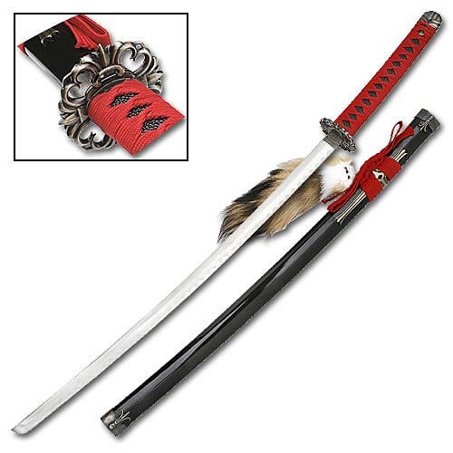 Samurai Katana Sword with Pendant