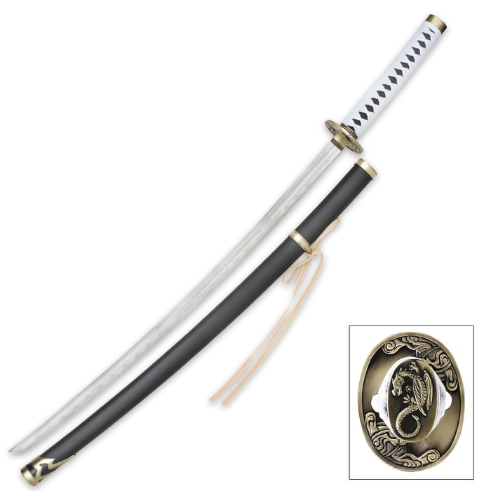 Dragon Guardian Samurai Katana Sword With Scabbard
