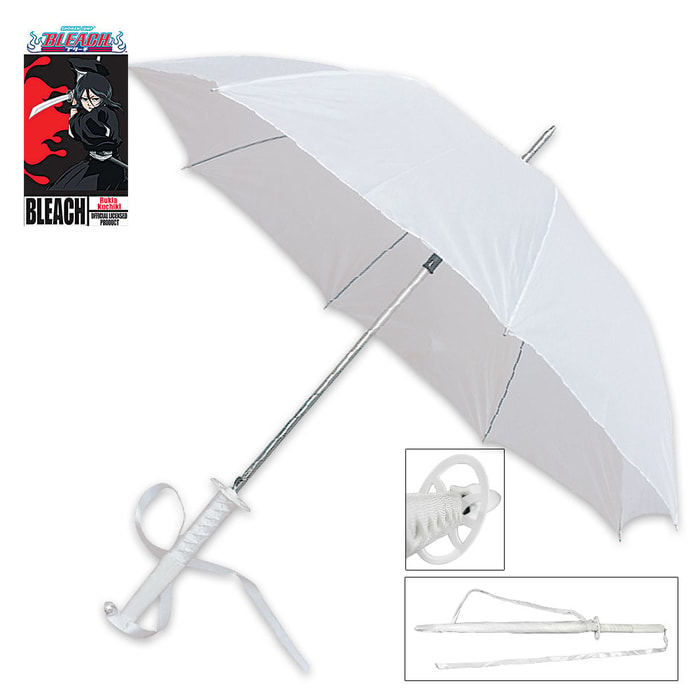 Officially Licensed Bleach Anime Rukia Kuchiki Sword Handle Umbrella