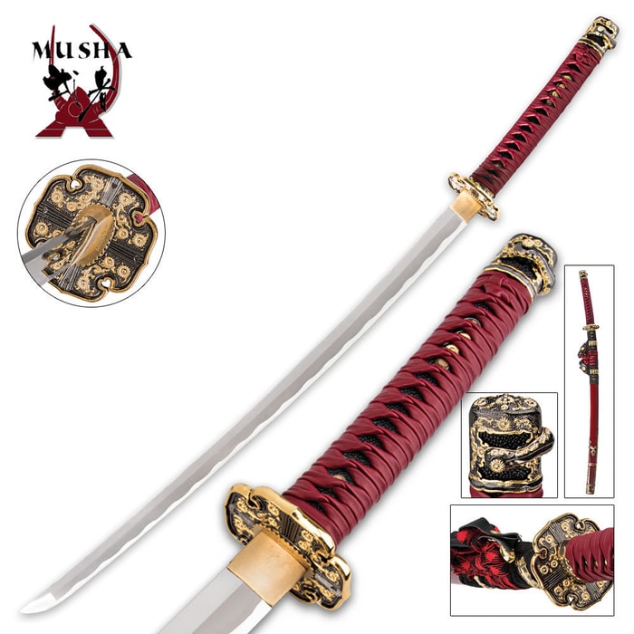 Jintachi Ceremonial Sword Burgundy