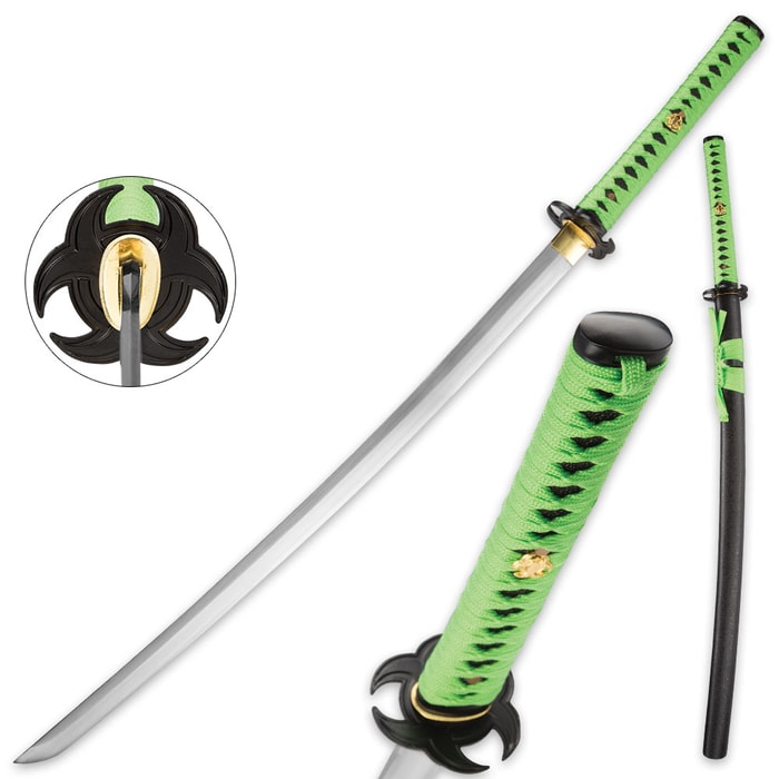 Full-Tang Zombie Samurai Sword With Extra Thick Blade
