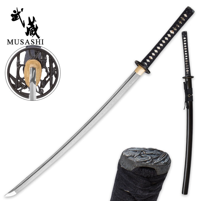 Musashi Hand-Forged 1060 Carbon Steel Samurai Sword