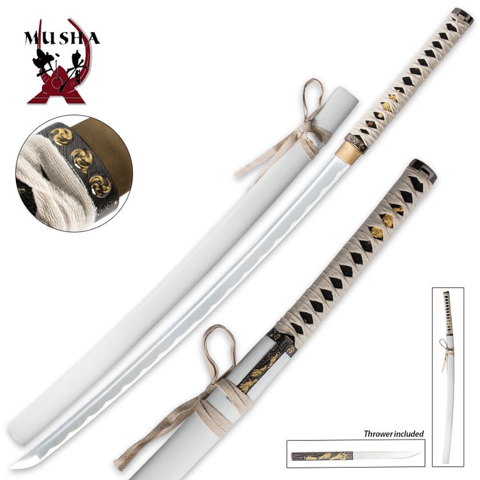 Musha Bushido Zetsurin Samurai Sword White