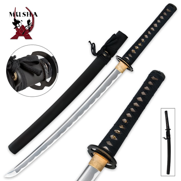 Iaito Musha Bushido Wakisashi Sword