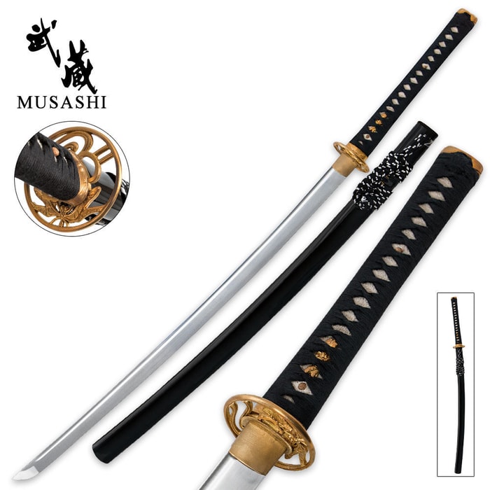 Golden Dragonfly Musashi Katana Sword