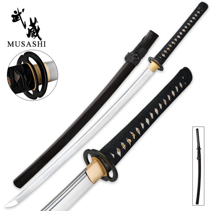 Miyamoto Musashi Carbon Steel Sword 